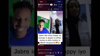 Jabra oo isku diray happy hilwa iyo sumayo qurux live dhaxdiisa [upl. by Netsrak]