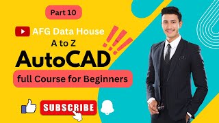 10  AutoCAD Commands in Pashto  AutoCAD Polygon Area Dimension and Rotation Commands in Pashto [upl. by Hafital822]