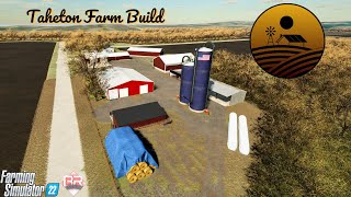 TAHETON COUNTY FARM BUILD  FS22 [upl. by Atekihc452]