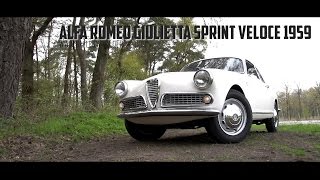 ALFA ROMEO GIULIETTA SPRINT VELOCE  1959  GALLERY AALDERING TV [upl. by Clare]