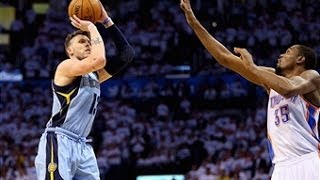 Duel Russell Westbrook vs Mike Miller in Game 5 [upl. by Artima]