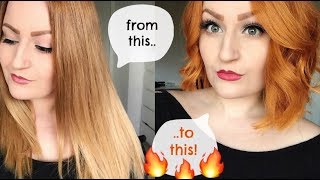 Blonde Locks to Copper Bob  Hair Transformation [upl. by Klos45]