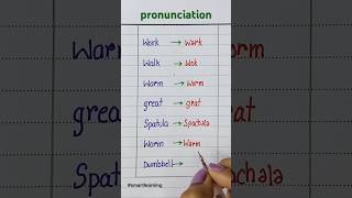 How to pronounce word 📚🧑‍🏫 learnenglish grammer education spokenenglish englishwithjulien [upl. by Tiler]