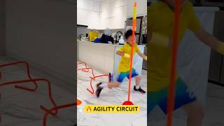 AGILITY CIRCUIT AT HOME 🔥 SPEED TRAINING ⚡️ NEXT LEVEL shorts speedandagility exerciseathome [upl. by Ahsinyt]