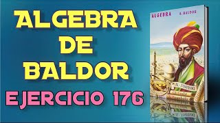 Algebra de Baldor Desde Cero  Ejercicio 176  Ejercicios 9 al 9 de 9 [upl. by Davis]