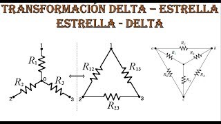 transformación delta a estrella y estrella a delta tutorial Muy fácil [upl. by Dosi715]