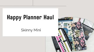 Skinny Mini Happy Planner Stationery Haul happyplanner [upl. by Lehcer950]