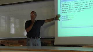 Modulo Python  Prof Santucci Lezione 01 25 Sett 2014 [upl. by Nosoj386]