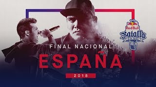 Final Nacional España 2018  Red Bull Batalla De Los Gallos [upl. by Ttenna371]