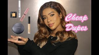 My Favorite Dupes  HIGH END MAKEUP VS DRUG STORE MAKEUP [upl. by Naujled]