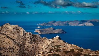 Sikinos amp Folegandros from above 4K [upl. by Audette]