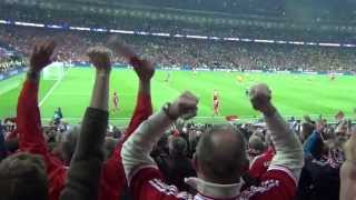 UEFA Champions League Final 2013  Arjen Robben after his beautiful goal in the 89 minute [upl. by Akemahs]