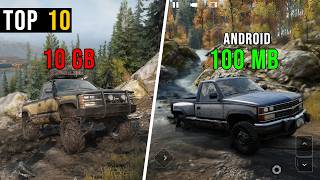 Top 10 Open World Offroad Games For Android 2023  Best Offroad Games [upl. by Marba]