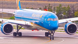 30 MINS of CLOSE UP Plane Spotting at KANSAI Airport  A350 A330 B767 B757 B737 A320 A321 [upl. by Carnahan]