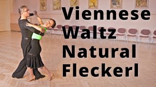 Viennese Waltz Contra Check and Natural Fleckerl  Dance Routine and Figures [upl. by Marchak]