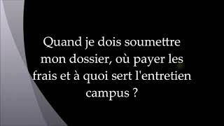 Soumission de dossier et payement des frais campus  Préparation Entretien Campus France amp TCF [upl. by Ahsin185]