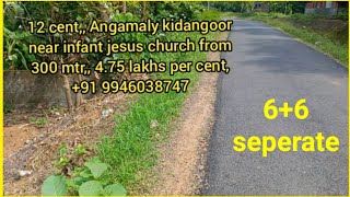 12 cent angamaly kidangoor15 km from angamaly town475 lakhsrealestateangamaly house plot sale [upl. by Anifares917]