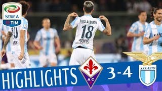 Fiorentina  Lazio 34  Highlights  Giornata 33  Serie A TIM 201718 [upl. by Anesuza]