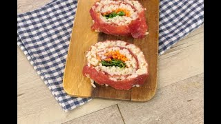 Bresaola roulade a fun recipe that’s ready in just a few minutes [upl. by Morville]