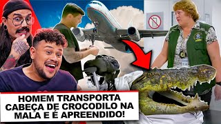 REAGINDO A FLAGRAS E MOMENTOS DE TENSÃO DO REALITY AEROPORTO  ÁREA RESTRITA  Diva Depressão [upl. by Einiar]