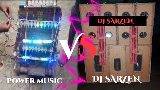 Online 30 Bass 60 Speaker Dj Sarzen Vs Power Music Dj Biplab mini satap youtube Competition [upl. by Eniron]