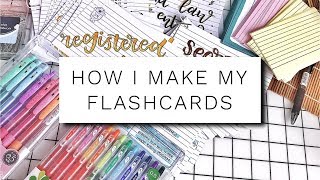 How I Make My Flashcards [upl. by Earahc]