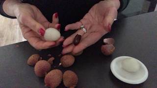 HOW TO Peel and Eat Lychee [upl. by Nosinned]