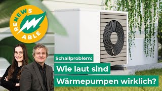 Die Wärmepumpe und der Schall Lärmbelästigung  Wie laut sind Luftwärmepumpen wirklich  renewsable [upl. by Sara]