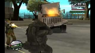 GTA SA Juggernaut Suit MW3 Mod [upl. by Nivaj909]