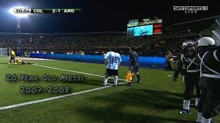 The 20 Year Old Messi ► Pure Dribbling Skills 20072008 [upl. by Catto]