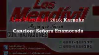 Karaoke los mendivil señora enamorada [upl. by Einahpetse]