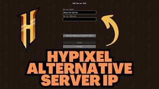 Minecraft Hypixel Alternative IP Address [upl. by Lama]