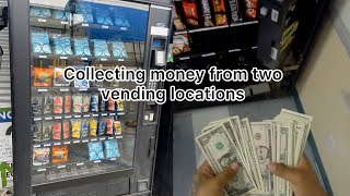 Collecting From 2 Vending Locations Plus Restocking [upl. by Issiah221]