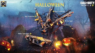 HALLOWEEN SERIES ALL LEGENDARY WEAPONS GAMEPLAY COD MOBILE [upl. by Kaela]