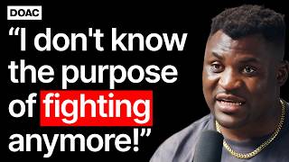 Francis Ngannou Breaks Down Sharing Heartbreaking Story “I Don’t Know How To Deal With This” [upl. by Enelra]