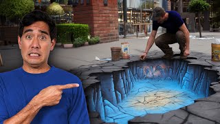 Be careful combining chalk and magic  Best Zach King Tricks  Compilation 40 [upl. by Hittel90]