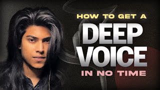 How to get a Deep Voice  Genuine exercises that WORK  Vishesh Milind [upl. by Huda]