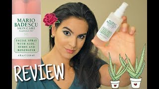 MARIO BADESCU Facial Spray With Aloe Herb and Rosewater [upl. by Levinson]