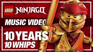 LEGO Ninjago 10 Years 10 Whips FanMade Legacy Whip Tribute [upl. by Zins]