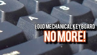 How To Quiet Down ANY Mechanical Keyboard [upl. by Enuj]