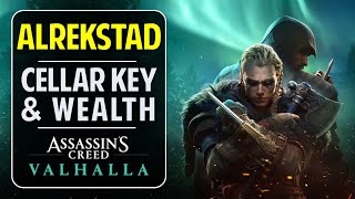 How to Collect Alrekstad Wealth  Alrekstad Cellar Key Location  AC Valhalla Wealth Guide [upl. by Htedirem]