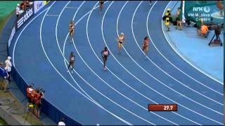 Moscow 2013 Womens 400M Heat 2 IAAF World Championship [upl. by Nerok]