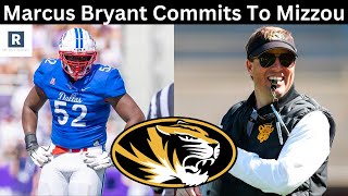 Marcus Bryant Commits To Missouri  Mizzou Football Transfer Portal News [upl. by Yeh182]