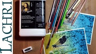 Basics to blending in colored pencil  prismacolor amp polychromos w Lachri [upl. by Nosam]