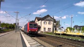 Züge in Ettlingen West Bahnhof 29042016 [upl. by Remsen]