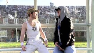 The Wee Man Vs Nity Gritz Bus Stop Rap Battle [upl. by Eirrek961]