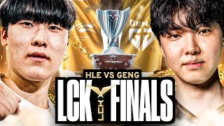 THE BEST LCK FINALS IVE EVER WATCHED  HLE VS GENG LCK SUMMER 2024  CAEDREL [upl. by Clippard]