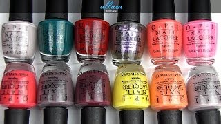 OPI Brazil Collection Live Application amp Review [upl. by Yevreh]