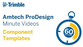 ProDesign Minute Videos Component Templates [upl. by Ydiarf533]