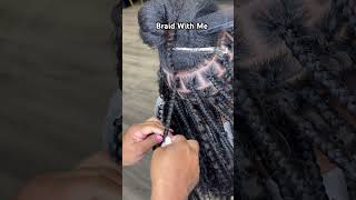 Boho Knotless Follow For More braids braidschool bohobraids howtobraid [upl. by Kared]